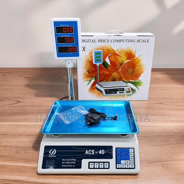 Price Computing Acs 40 Upto 40kgs Computerized Electronic Weight Scale