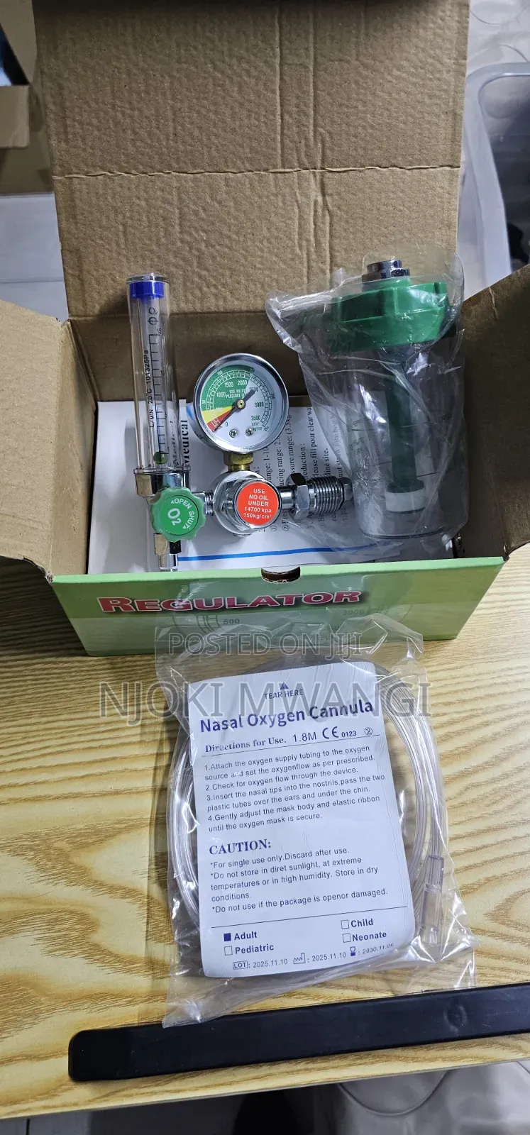 Oxygen Regulator Sideflow/Topflow