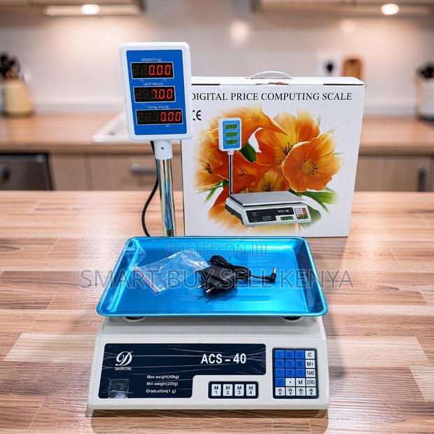 Led Readout Acs 40 Upto 40kgs Computerized Electronic Weight Scale - main view