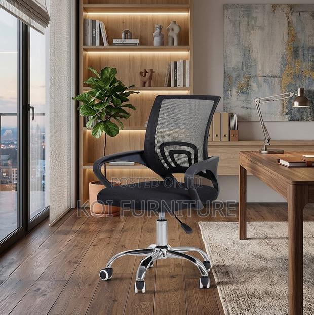 Office Chairs; Adjustable Mesh Clerical Tasks Chair - thumbnail 2