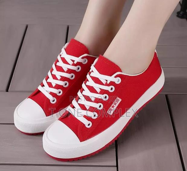 Benbu Original Canvas Rubber Shoes for Womens Black Red White Blue