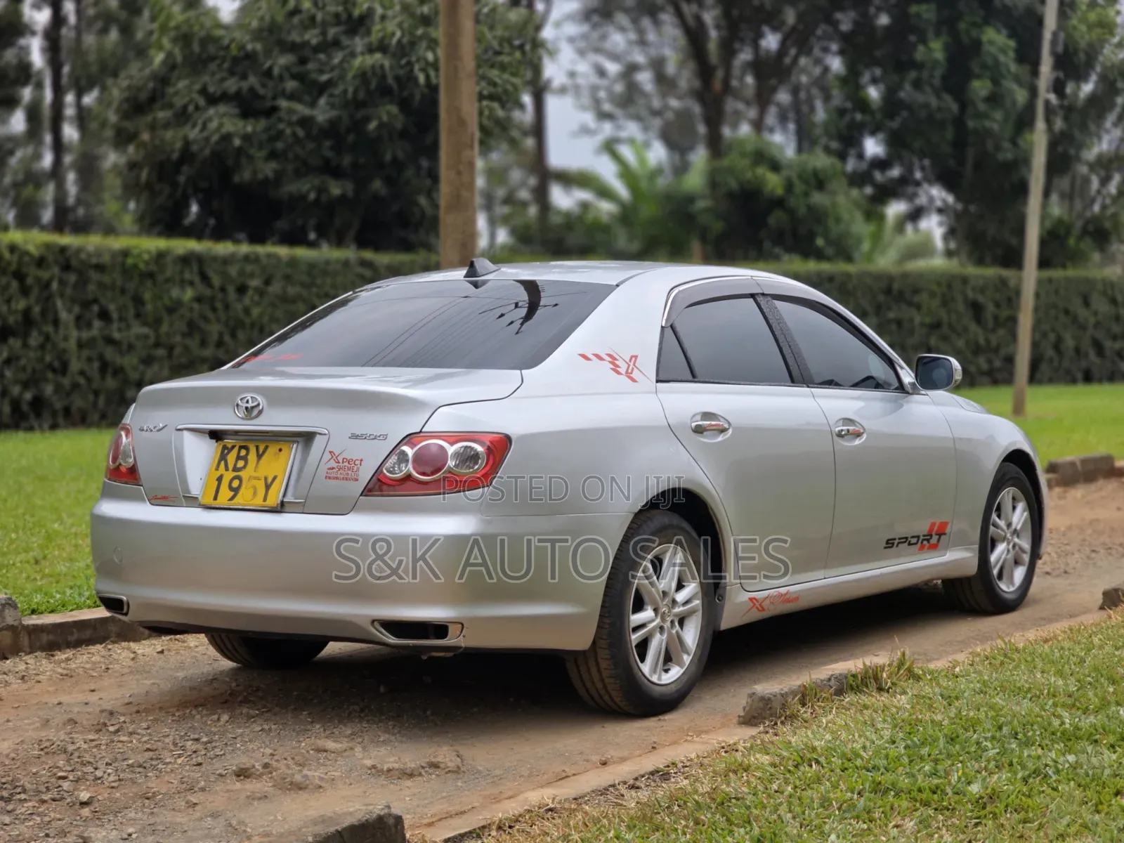 Toyota Mark X 2007 Silver