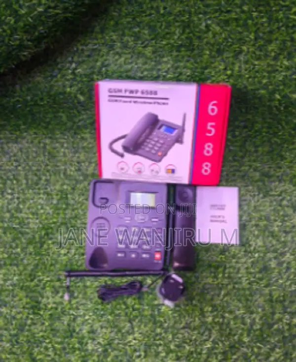 New GSM 6588 Wireless Office Desk Phone With Caller Id