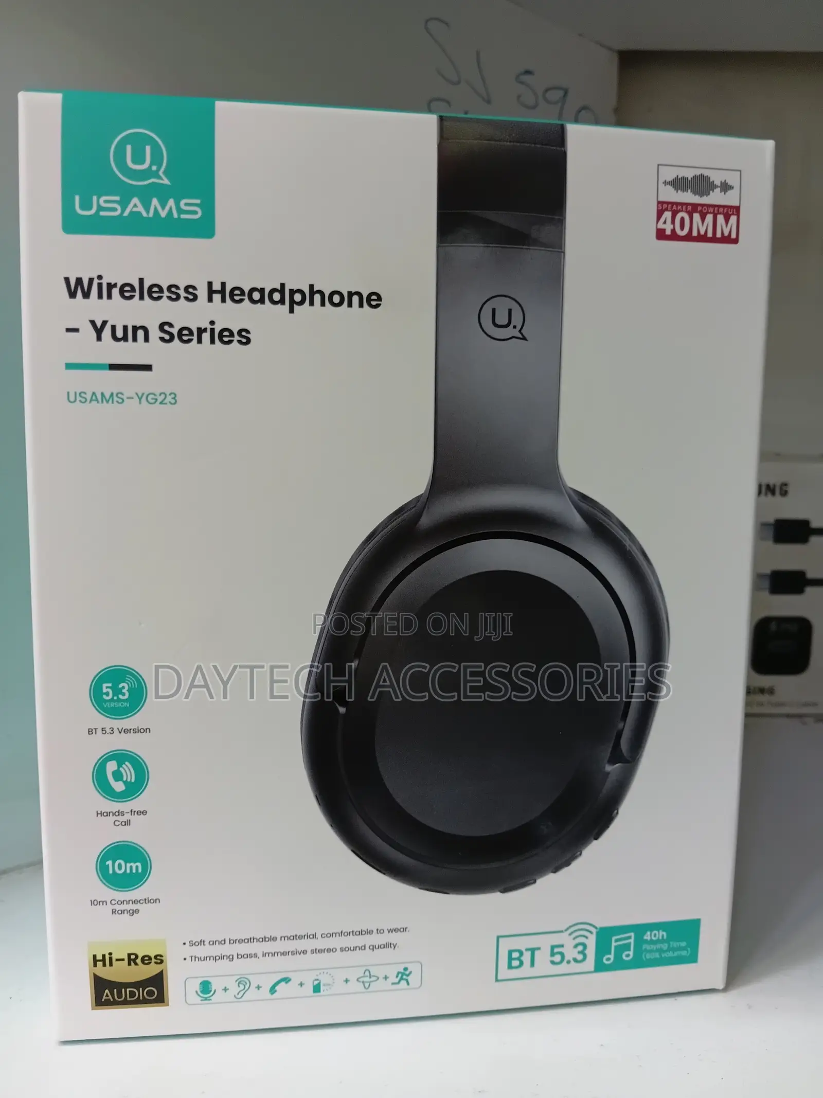Usams Yun Series (Yg23) Headphones Feature Bluetooth 5.3 Technology