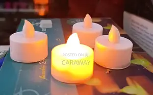 Led Tea Light Candles (Plastic ) 24 PCS Set at 1,800