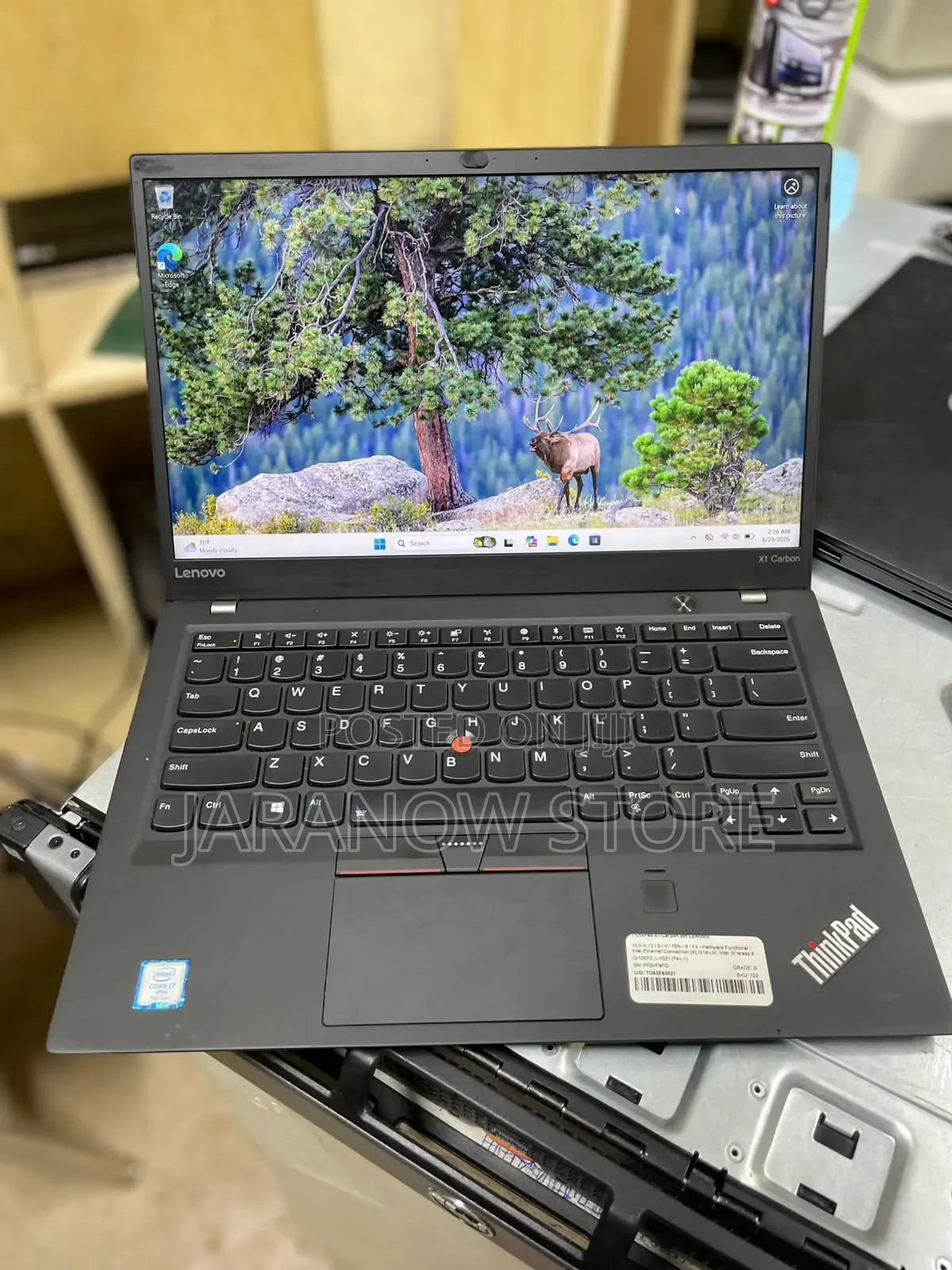 Laptop Lenovo ThinkPad X1 Carbon 16GB Intel Core i7 SSD 256GB