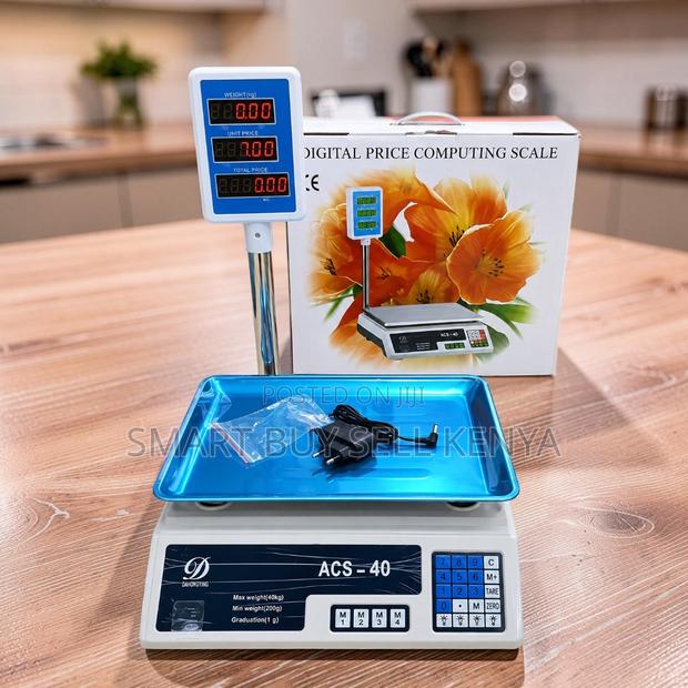 Energy Saving Acs 40 Upto 40kgs Computerized Electronic Weight Scale