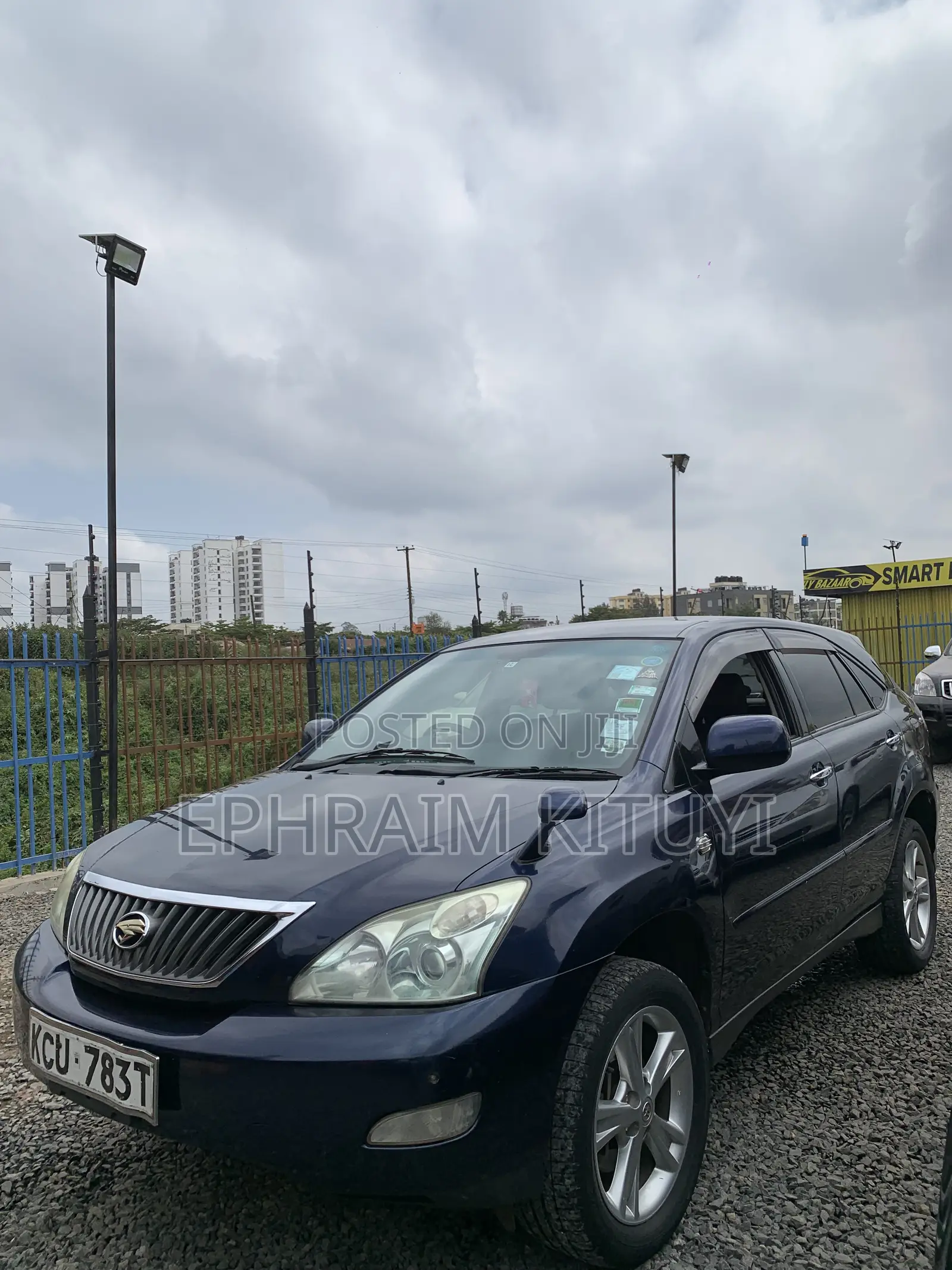 Toyota Harrier 2012 Blue