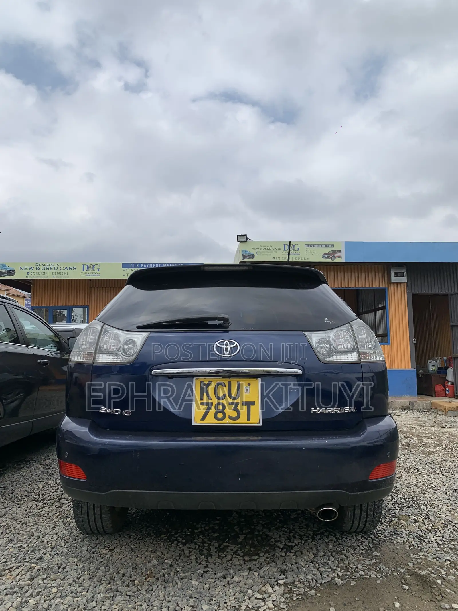 Toyota Harrier 2012 Blue