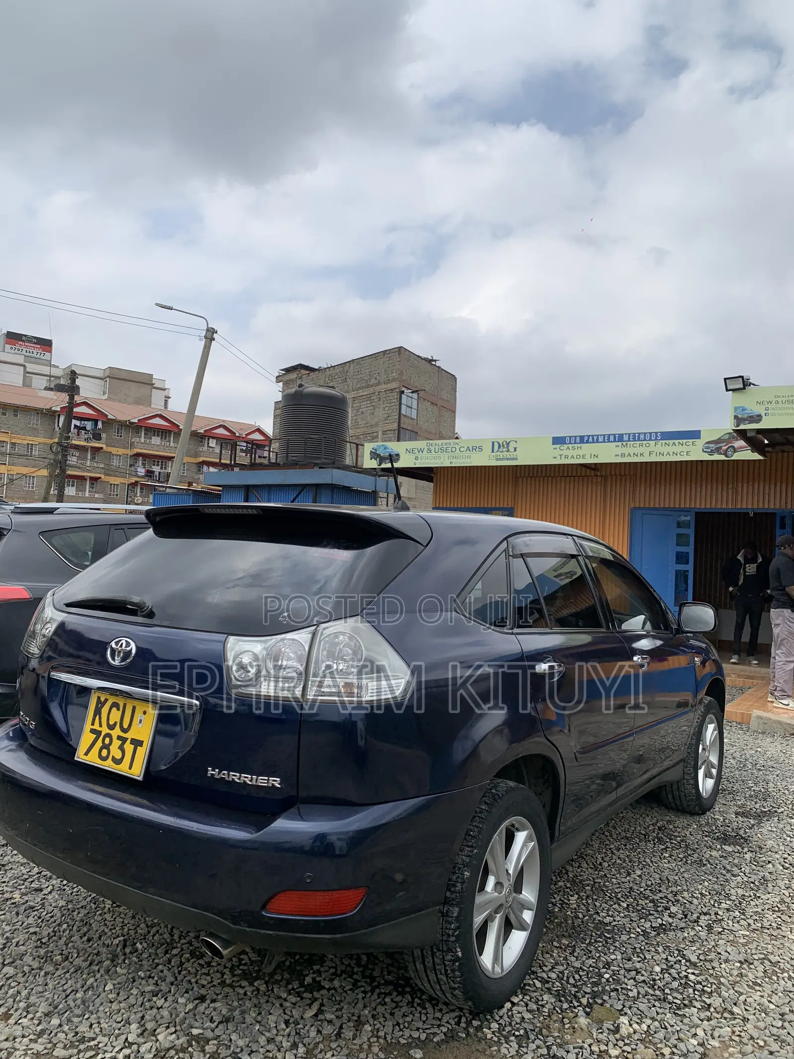 Toyota Harrier 2012 Blue