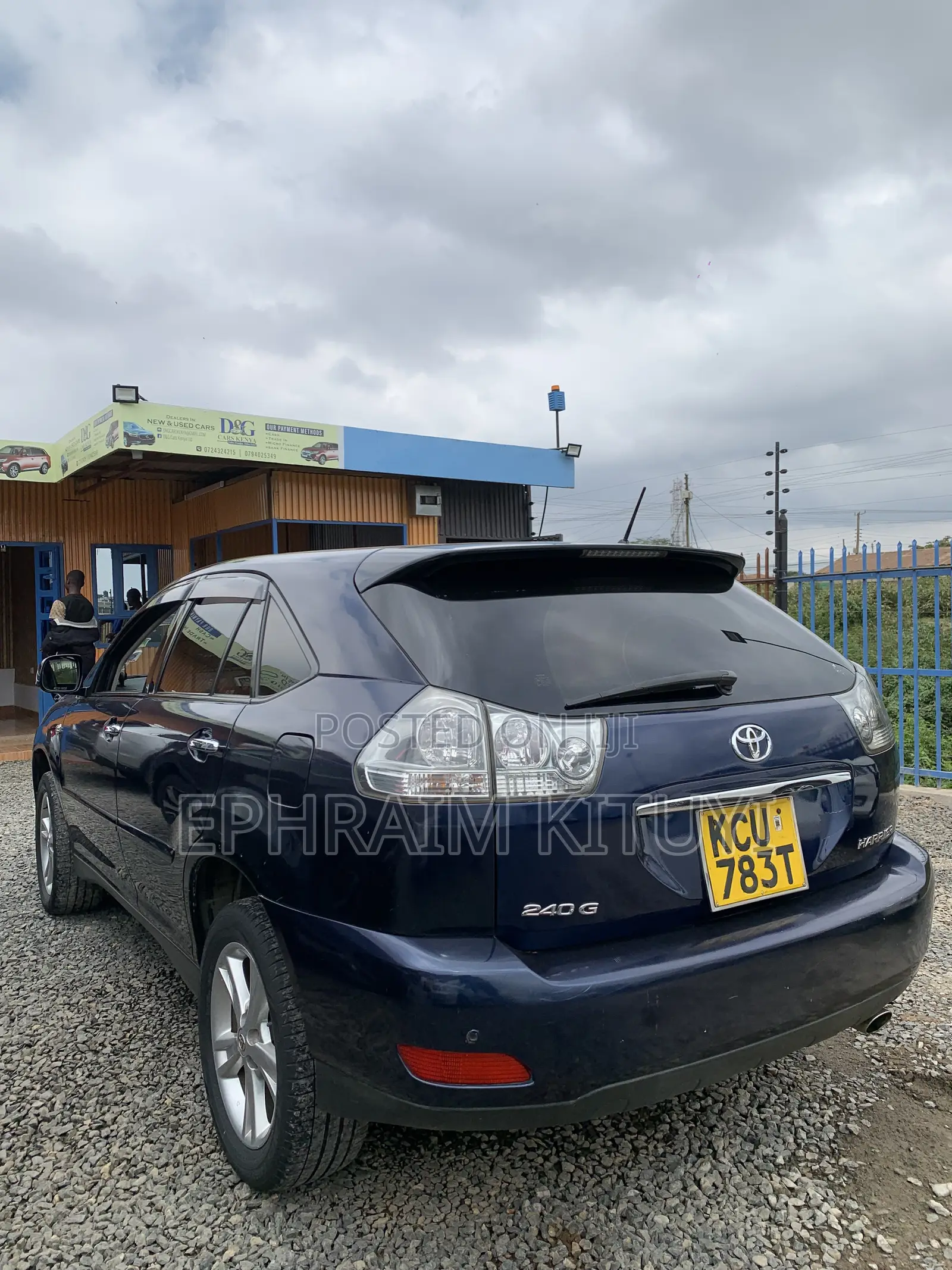 Toyota Harrier 2012 Blue