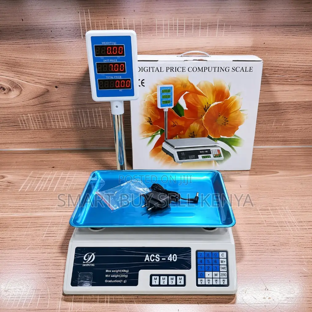 Easy Operation Acs 40 Upto 40kgs Computerized Electronic Weight Scale