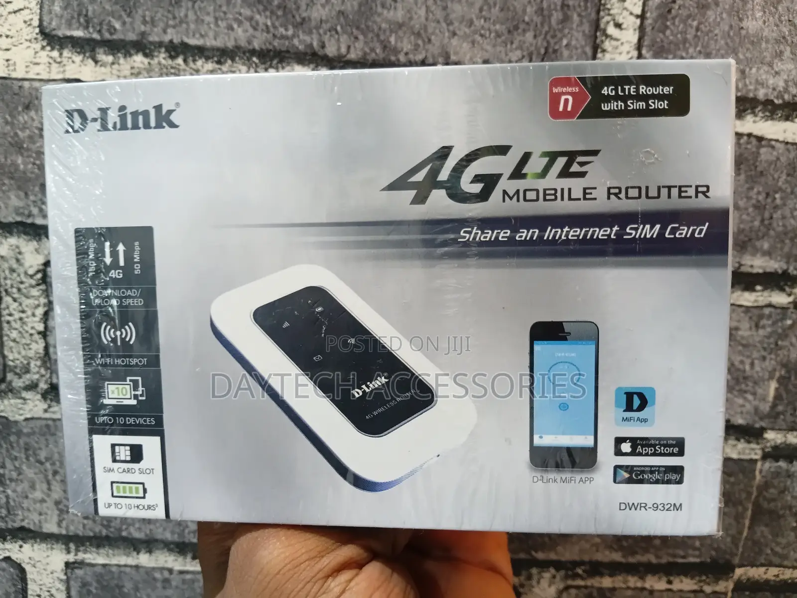 D-Link 4g/Lte Mobile Router DWR-932m - White