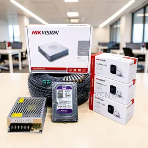 High Definition 3 Hikvision 1080p Hd CCTV Cameras Complete System Kit