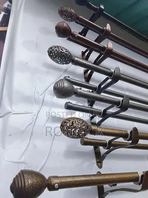 Powder-Coated Curtain Rods