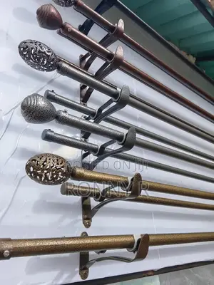 Powder-Coated Curtain Rods