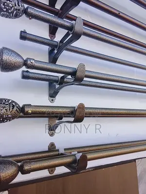 Powder-Coated Curtain Rods