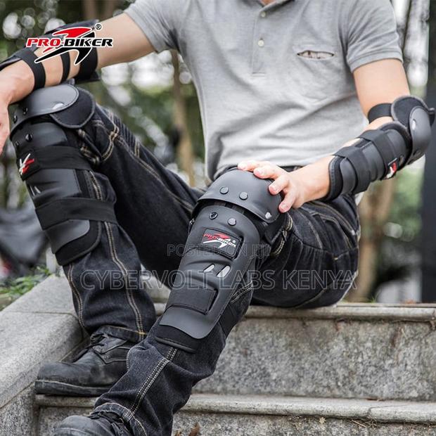 Pro-Biker 4-Piece Knee and Elbow Protective Guard Set