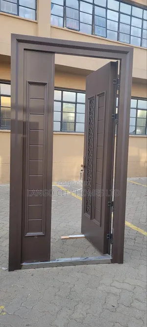 Coffee Brown Premium Single Steel Security Door