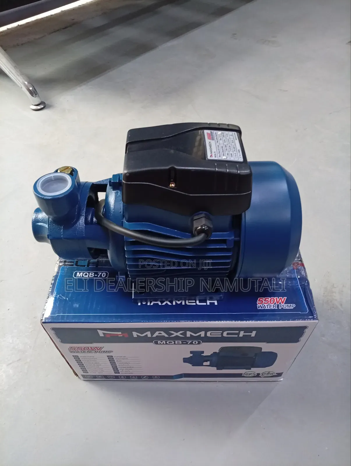 Domestic Maxmech Water Supply Pump 0.75hp 1-Inch Ports