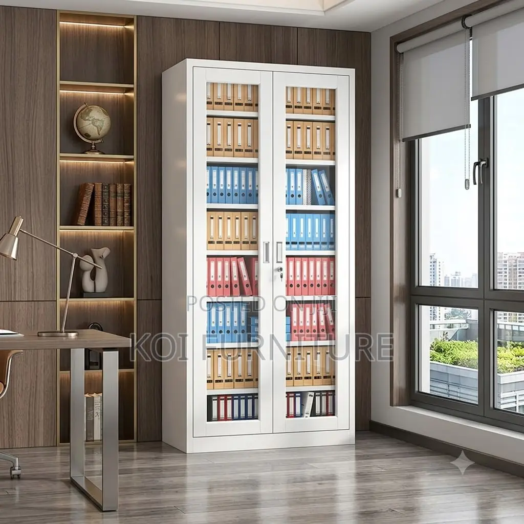 Office Cabinet; Vertical Filing Cabinet With Fire Resistant Feature