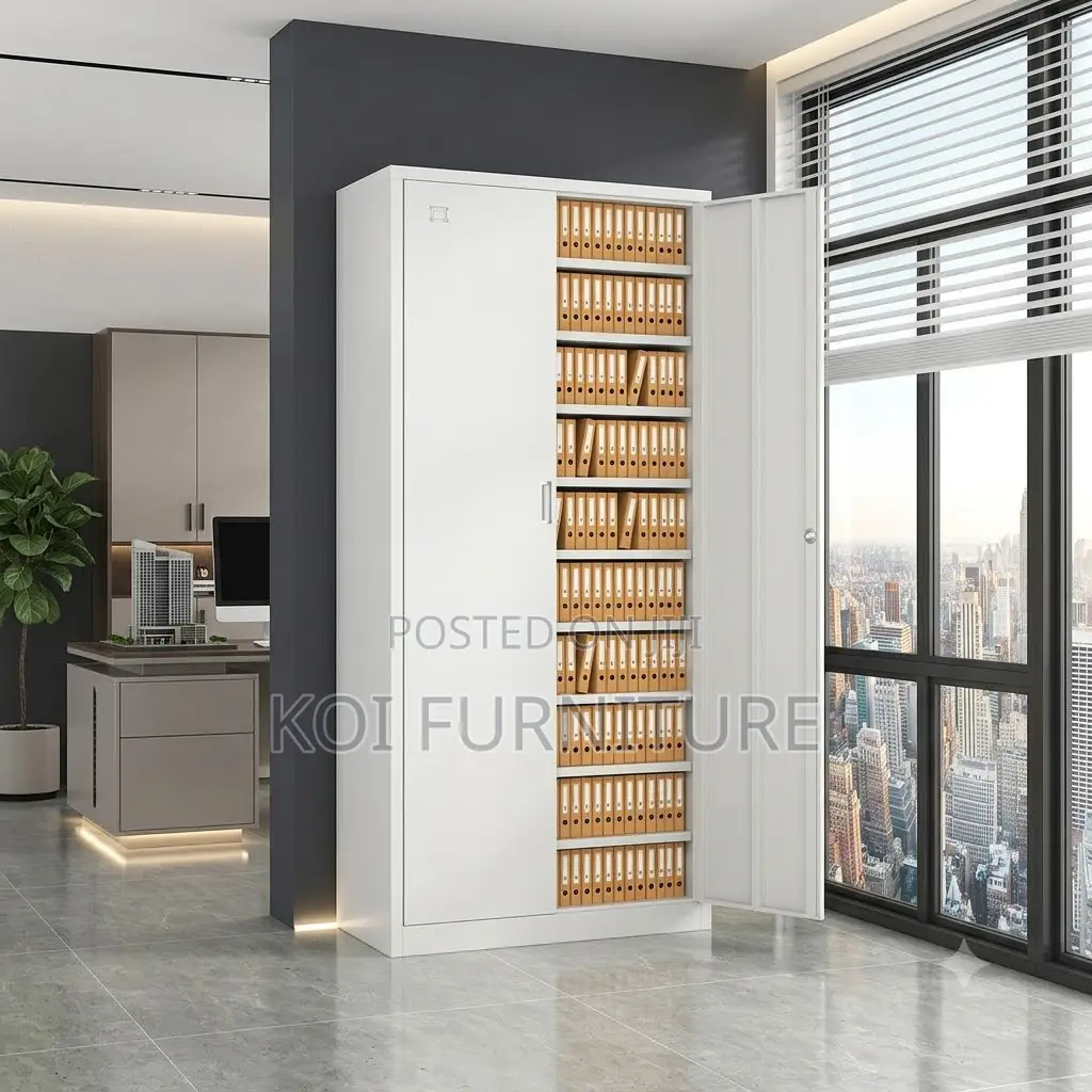 Office Cabinet; Vertical Filing Cabinet With Fire Resistant Feature