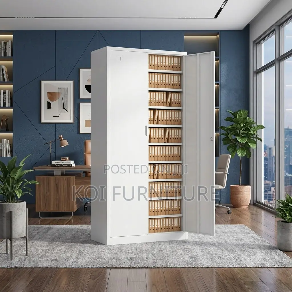 Office Cabinet; Vertical Filing Cabinet With Fire Resistant Feature