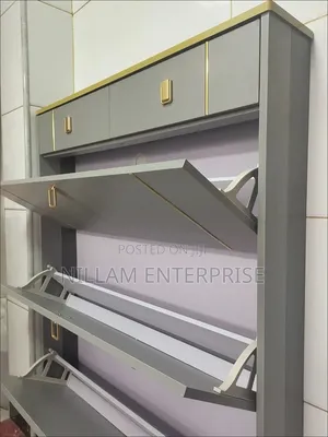 Smart Flip Design Shoe Cabinet