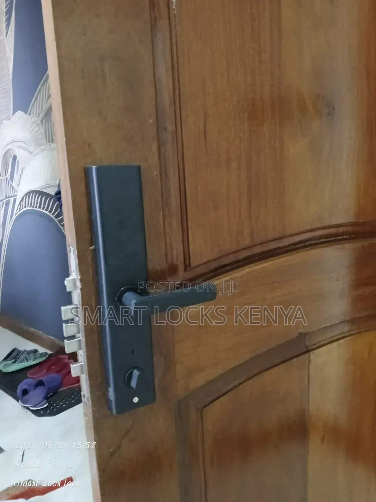 Tuya Wifi Electronic Smart Lock With Doorbell Fingerprint Card Keys