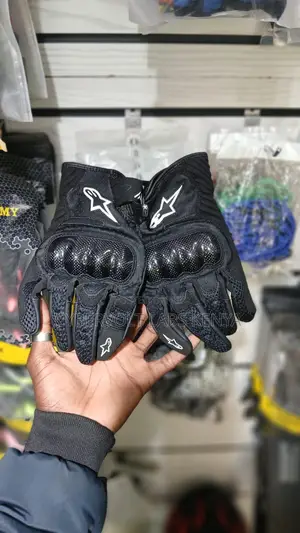 Alpine Star Leather Short Gloves