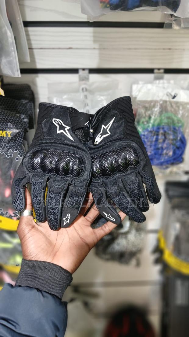 Alpine Star Leather Short Gloves