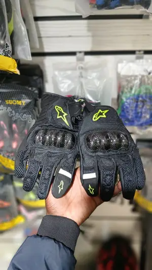 Alpine Star Leather Short Gloves