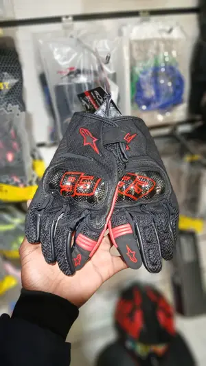 Alpine Star Leather Short Gloves