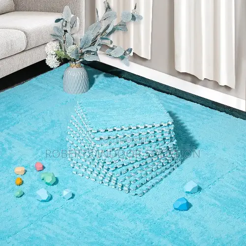 Non-Slip Fluffy Interlocking Mats