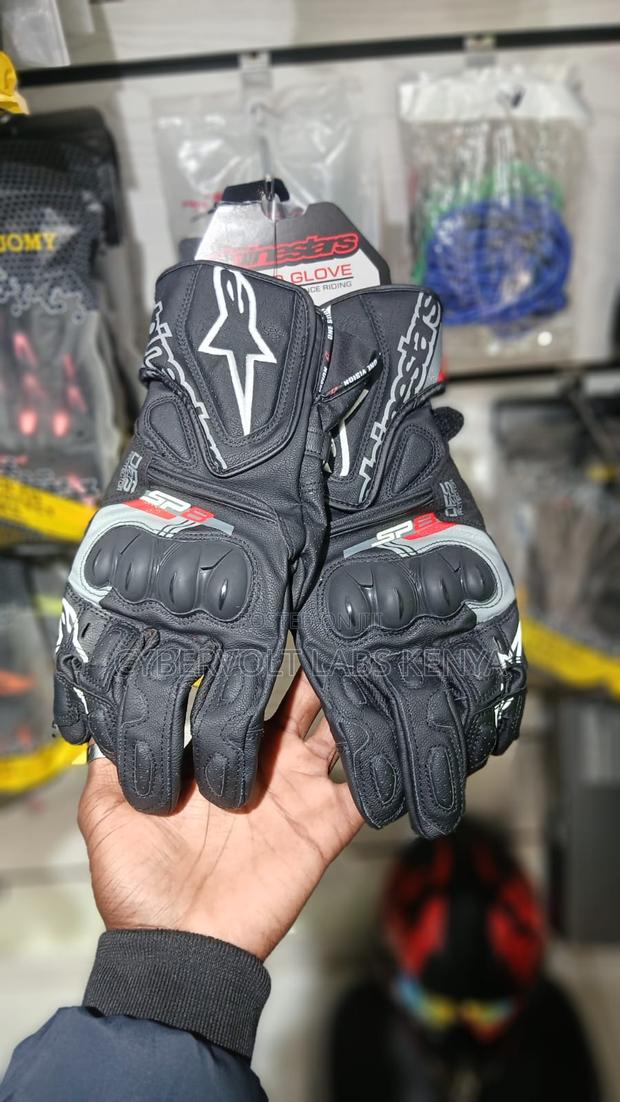 Alpine Star Leather Long Gloves
