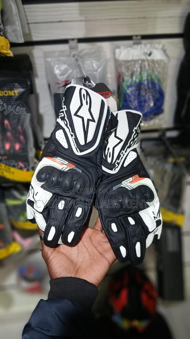 Alpine Star Leather Long Gloves - thumbnail 2