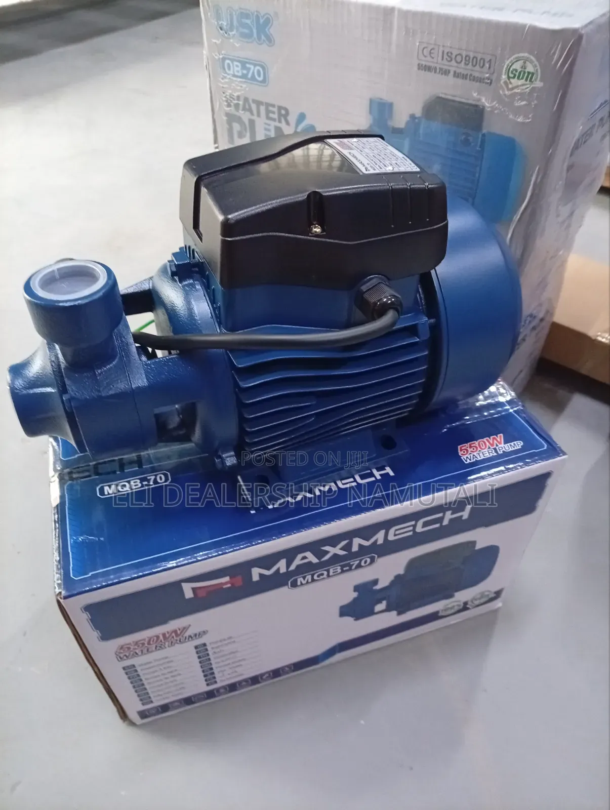 High-Speed 2850rpm Booster Water Pump 0.75hp
