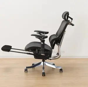Mesh Orthopedic Office Chair With Footrest