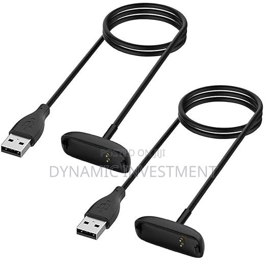 Fitbit Inspire 2/Ace 3 Usb Charging Cable Charger - 1m - Black - thumbnail 2