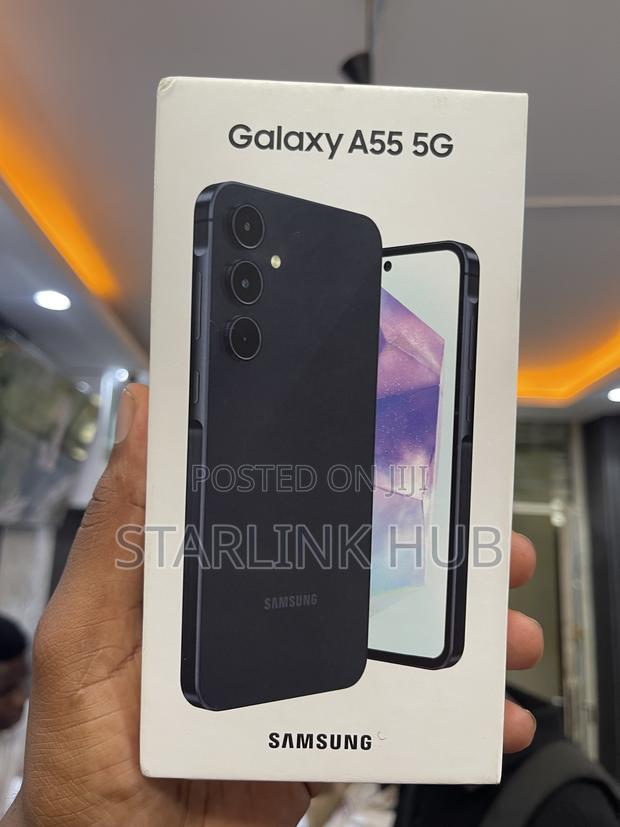 New Samsung Galaxy A55 256 GB Black - thumbnail 2