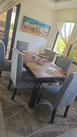 6 Seater Hardwood Dining