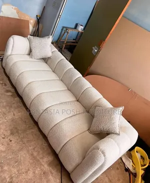 Cream Bubble Sofa 4 Seater