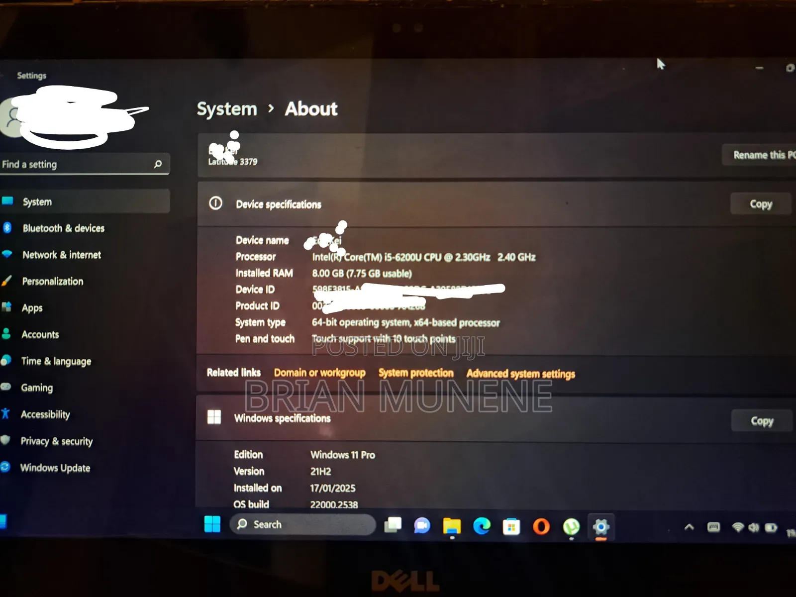 Laptop Dell Latitude 3380 8GB Intel Core i5 SSD 256GB