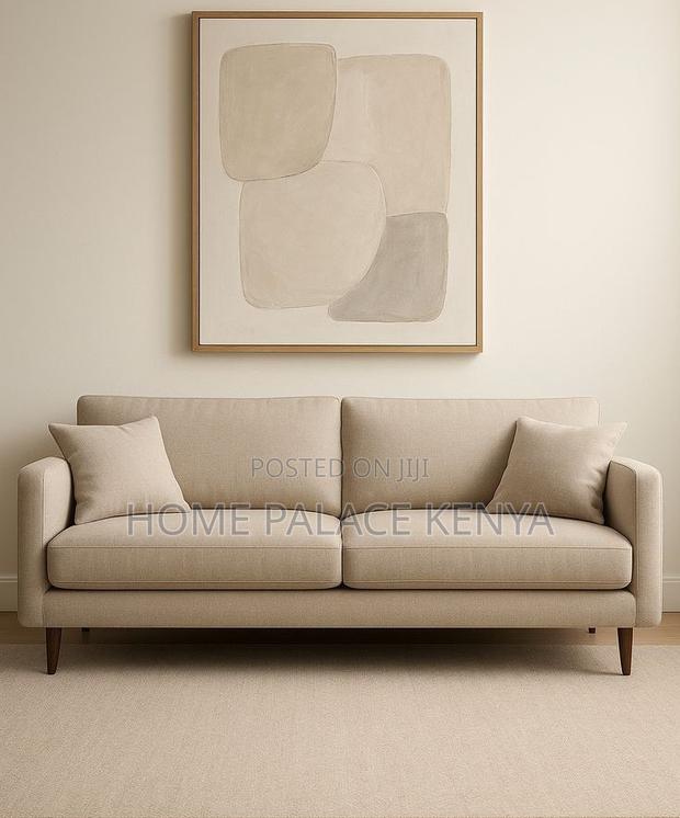 Home Sofa; 3 Person Modular Fabric Lounge Sofa - thumbnail 4