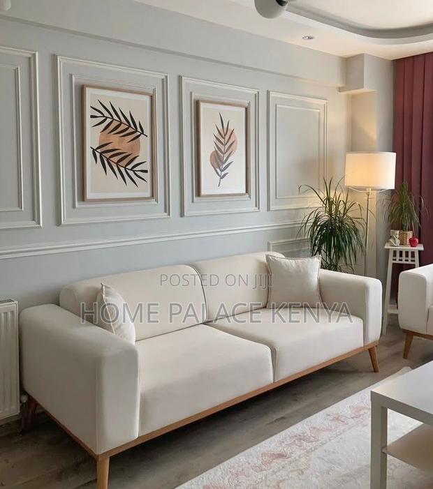 Home Sofa; 3 Person Modular Fabric Lounge Sofa - thumbnail 5