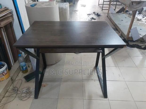 Home Office Study Desk With Bookshelf