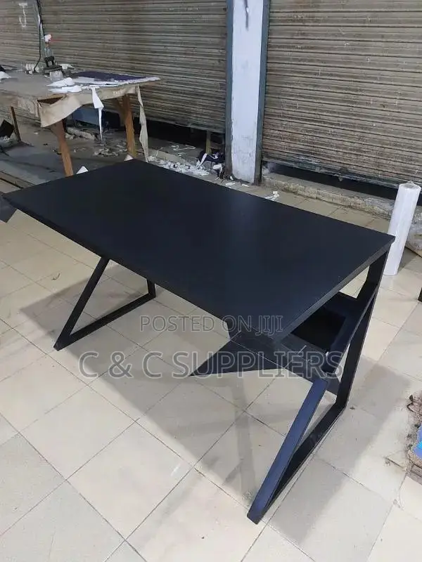 Home Office Study Desk With Bookshelf