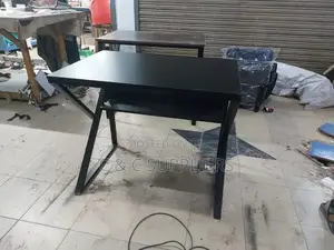Home Office Study Desk With Bookshelf