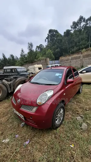 Nissan March 2008 Maroon