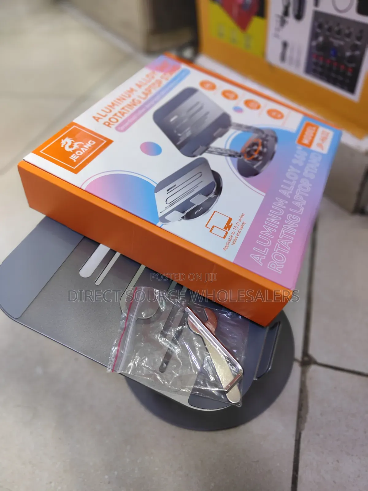 Aluminum Alloy 360 Rotating Laptop Tablet Stand